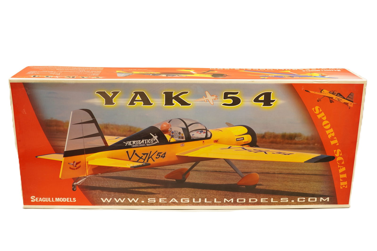 A large RC airplane, Yak 54 in orignial box. Condition selling it as is.: A large RC airplane, Yak 54 in orignial box. Condition selling it as is.