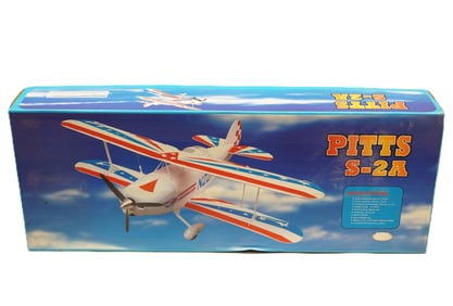 A large RC airplane, Pitts S-2A in original box. Condition selling it as is.