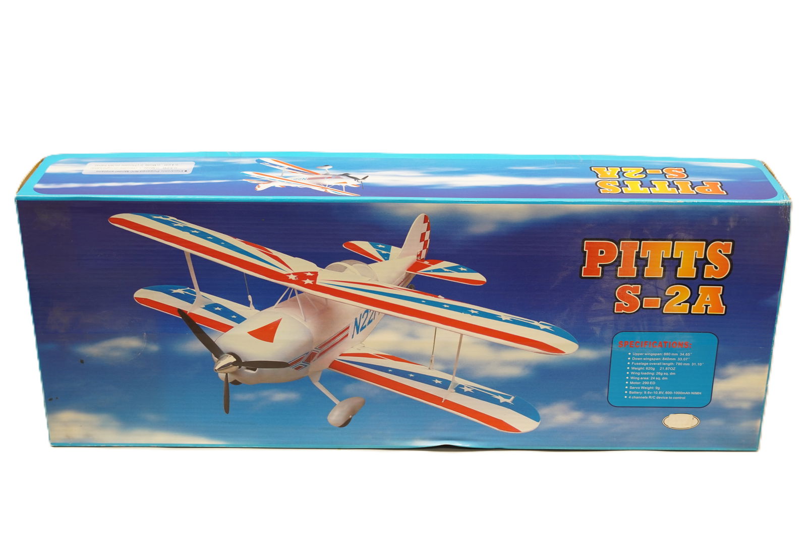 A large RC airplane, Pitts S-2A in original box. Condition selling it as is.: A large RC airplane, Pitts S-2A in original box. Condition selling it as is.