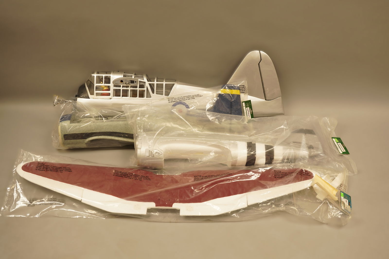 A vintage RC airplane, condition selling it as is. H: 51" x W: 10." (1 of 6)