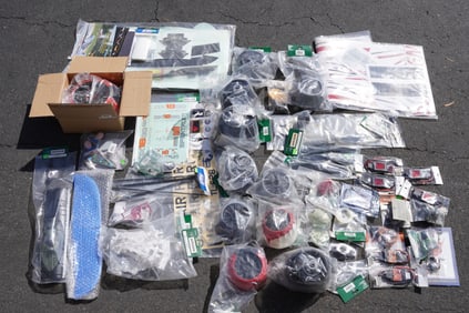 Lots RC airplane parts. Condition selling it as is.