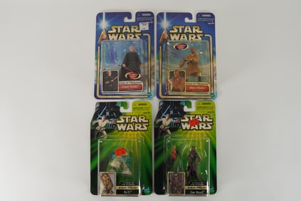 Lots Star Wars action figures in original box.