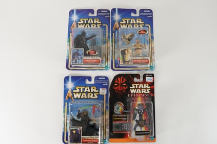 Lots Star Wars action figures in original box.