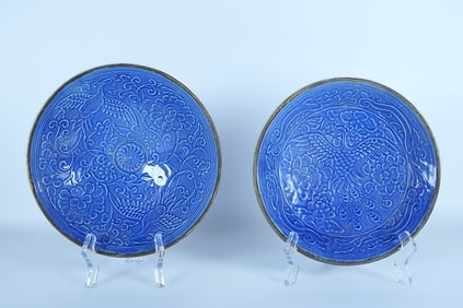 Lots Chinese fine bowls. Largest H: 2.4" x W: 8."