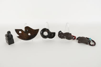 Lots Chinese carved figures.