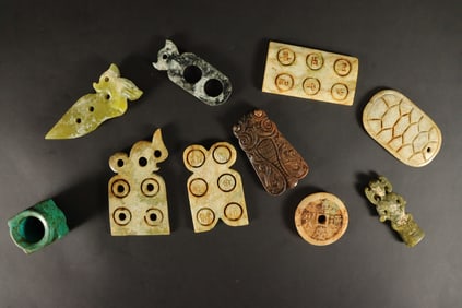 Lots Chinese carved ornaments.