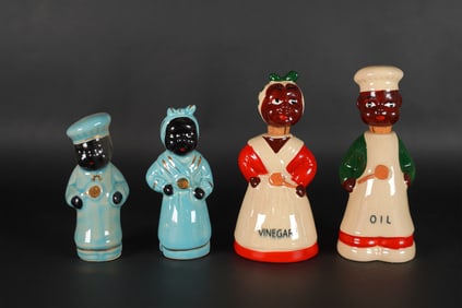 Lots Black Americana shakers
