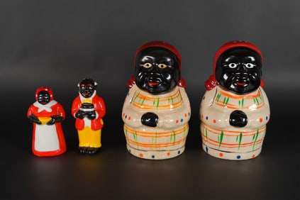 Lots Black Americana shakers
