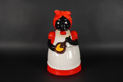 A Black Americana vintage jar