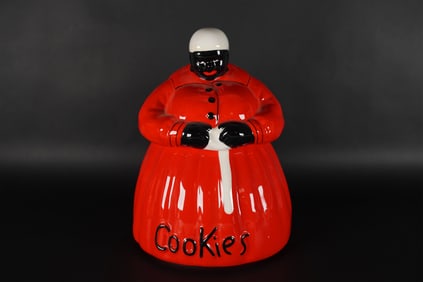 A vintage McCoy cookie jar