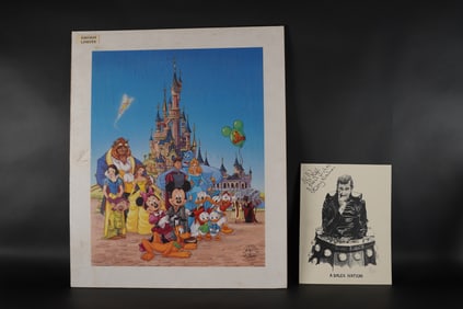 Lots Disney fine arts