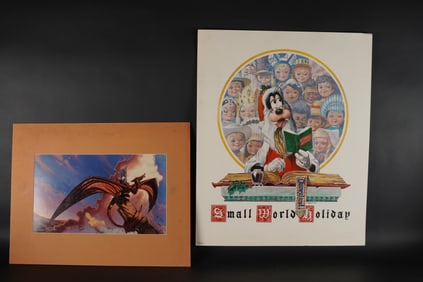 Lots Disney vintage art
