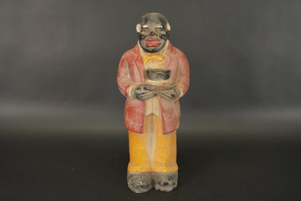 A Black Americana cast iron bank
