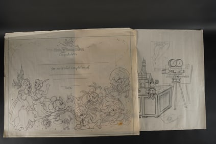 Lots vintage Disney arts