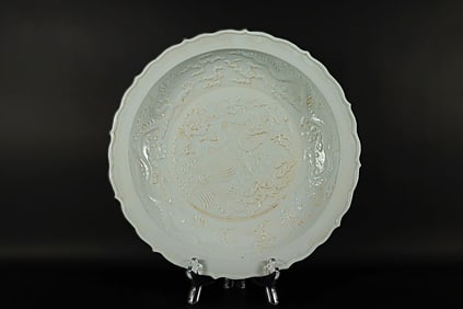 Chinese white glaze charger