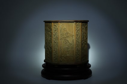 Chinese fine brush pot