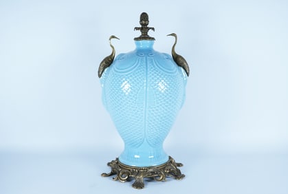 Chinese fine fish vase