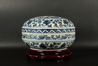 Chinese fine round box