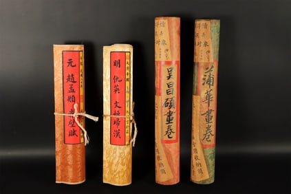 Lots Chinese fine scrolls