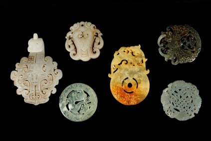 Lots Chinese fine jade