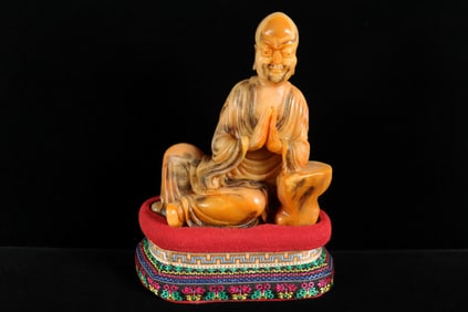 Chinese fine stone deity