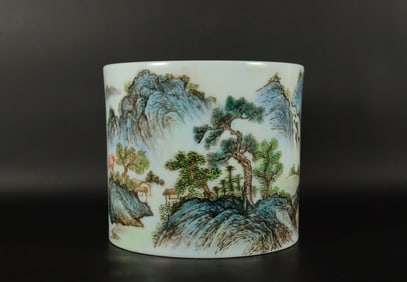 Chinese fine brush pot