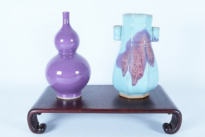 Lots Chinese green vase
