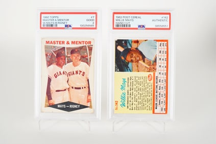 2 Willie Mays PSA card