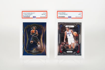 Lots Tyrese Maxey PSA card
