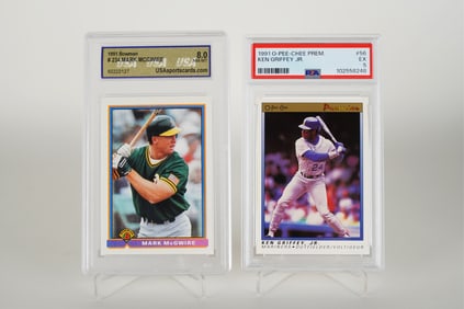 Lots graded MLB cards