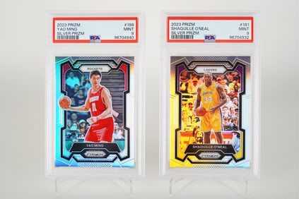 2 NBA PSA graded cards PSA 9