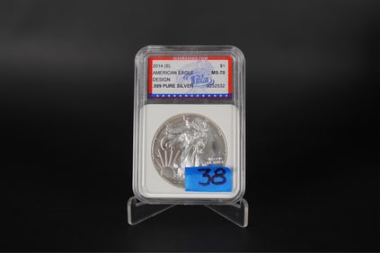 2014 American Eagle silver MS 70