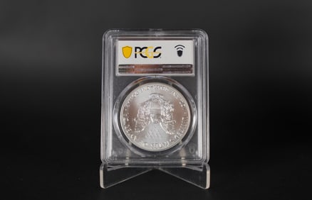2021 silver eagle graded coin