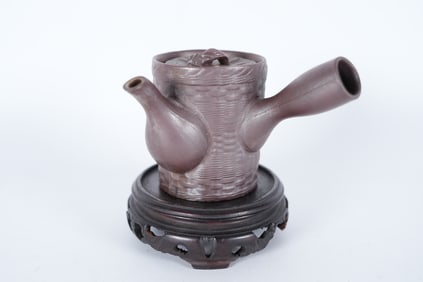 Chinese unusual clay teapot