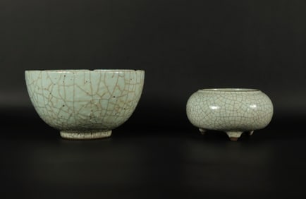 Lots Chinese crackled porcelains