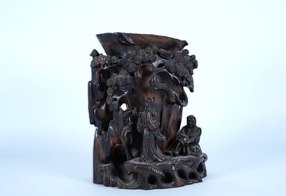 Chinese important fine brush pot