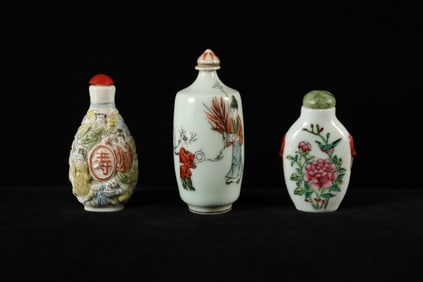 Lots Chinese snuff bottles