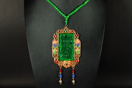 Chinese apple green pendant
