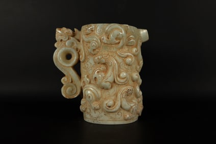 Chinese jade like vessel