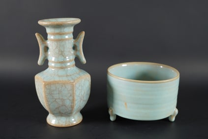 Lots Chinese celadon porcelains