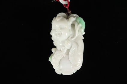Chinese fine jadeite pendant