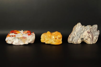 Lots Chinese fine carvings