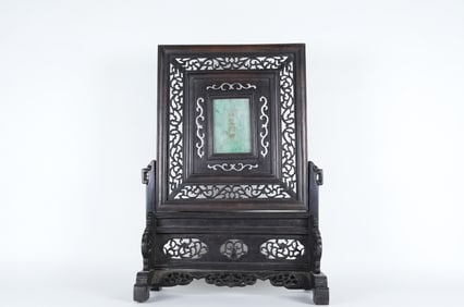 Chinese fine jadeite plaques