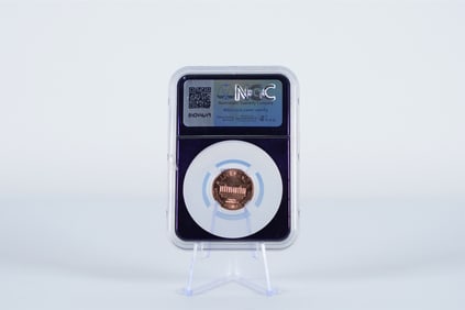 1965 one cent NGC graded MS66RD