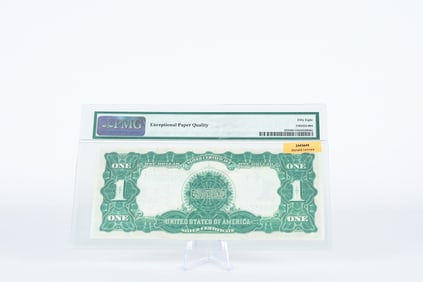 1899 silver certificate PMG 58