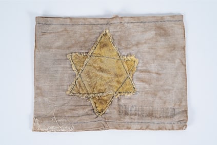 A rare WWII Jewish arm band