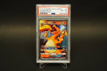 2019 Pokemon Charizard GX PSA 8