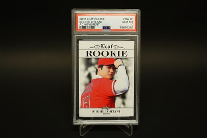 2018 Shohei Ohtani rookie card PSA 10