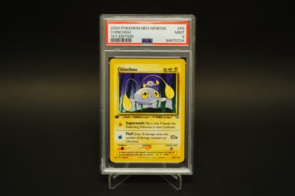 2000 Pokemon Chinchou PSA 9