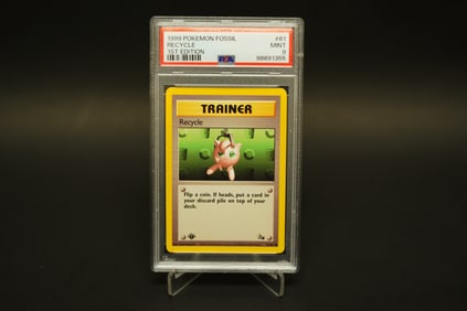 1999 Pokemon Recycle PSA 9 1st